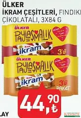 ÜLKER İKRAM BİSKÜVİ ÇEŞİTLERİ 3X84 G